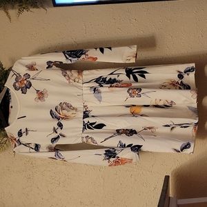 Long sleeve floral dress